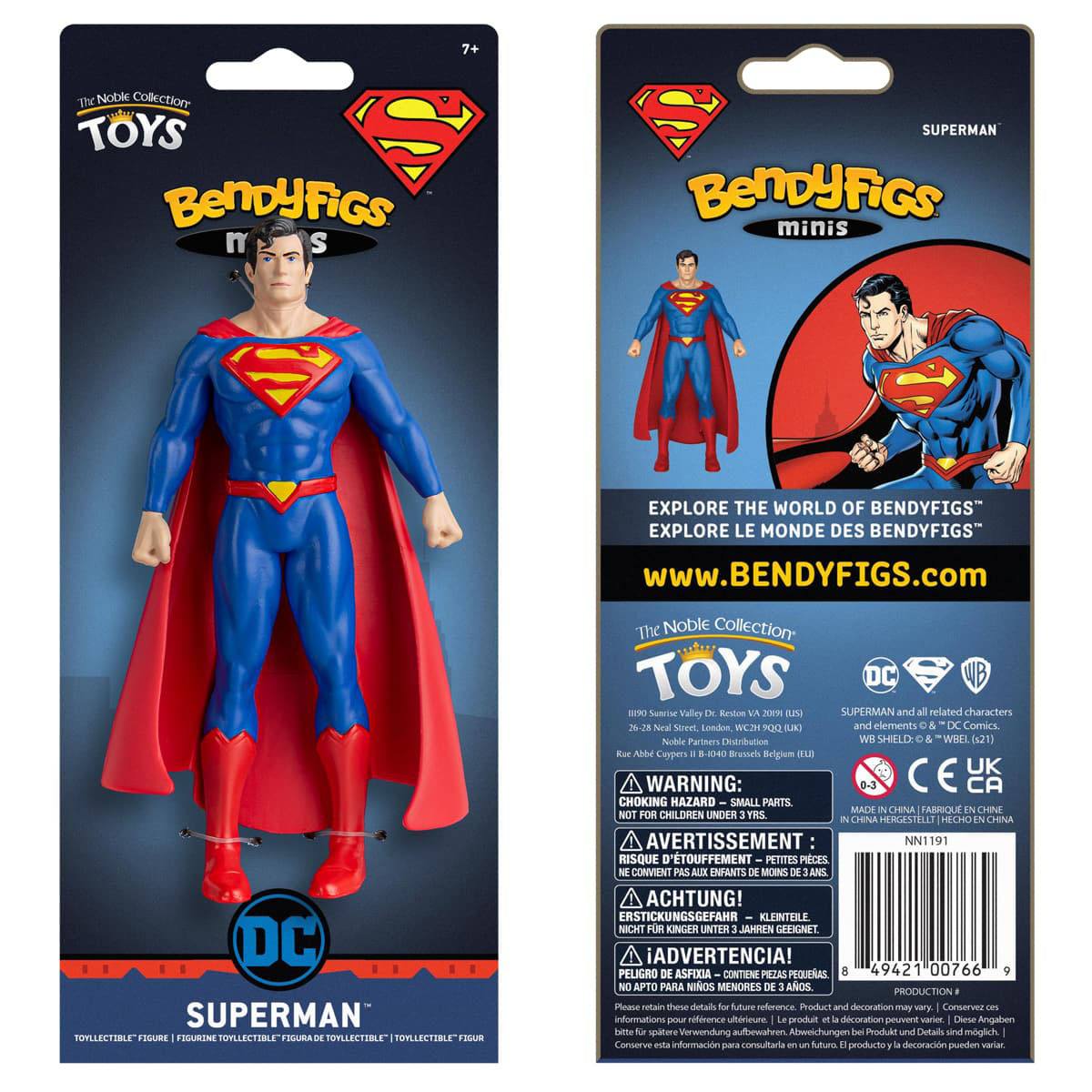 DC Comics Bendyfigs Biegefigur Superman 14 cm