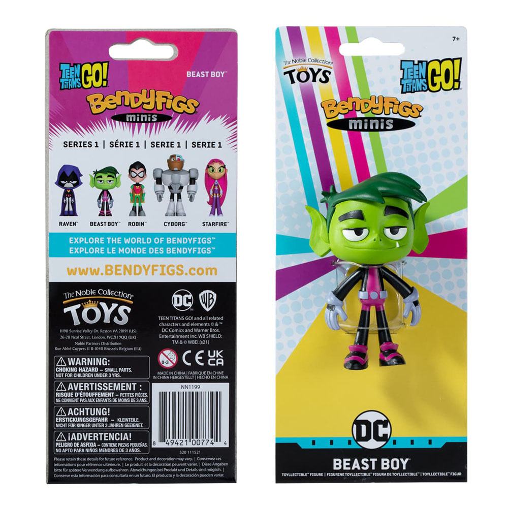 Teen Titans Go! Bendyfigs Biegefigur Beast Boy 9 cm