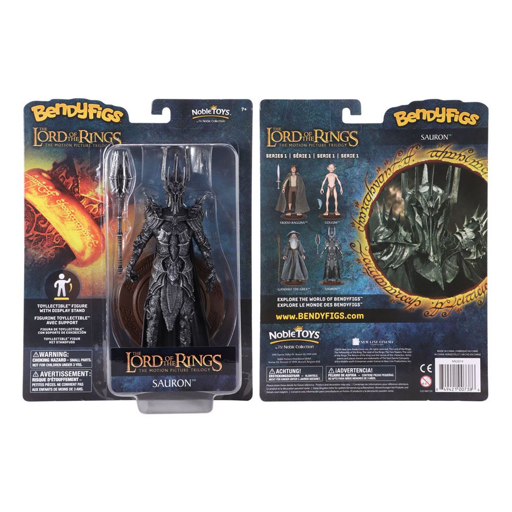 Herr der Ringe Bendyfigs Biegefigur Sauron 19 cm