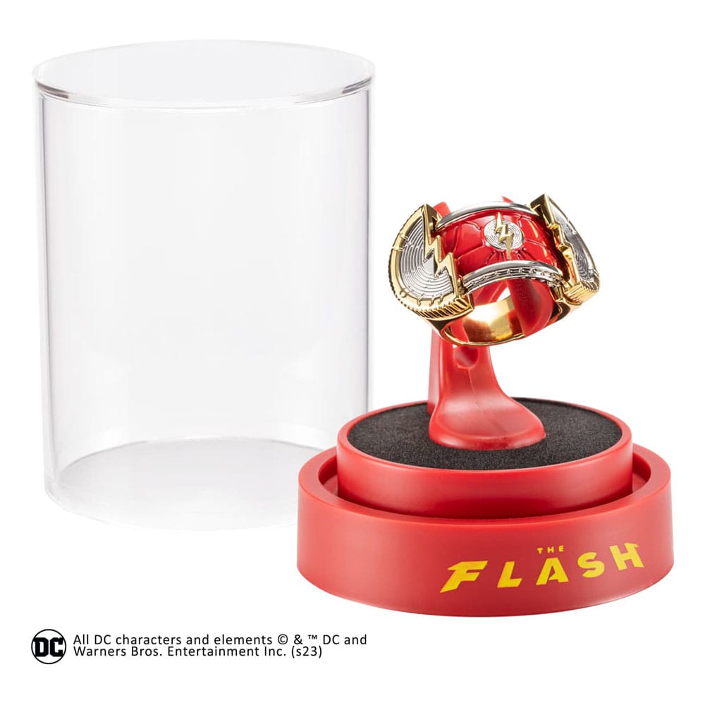 DC Comics Flash Prop Replica Ring with Display
