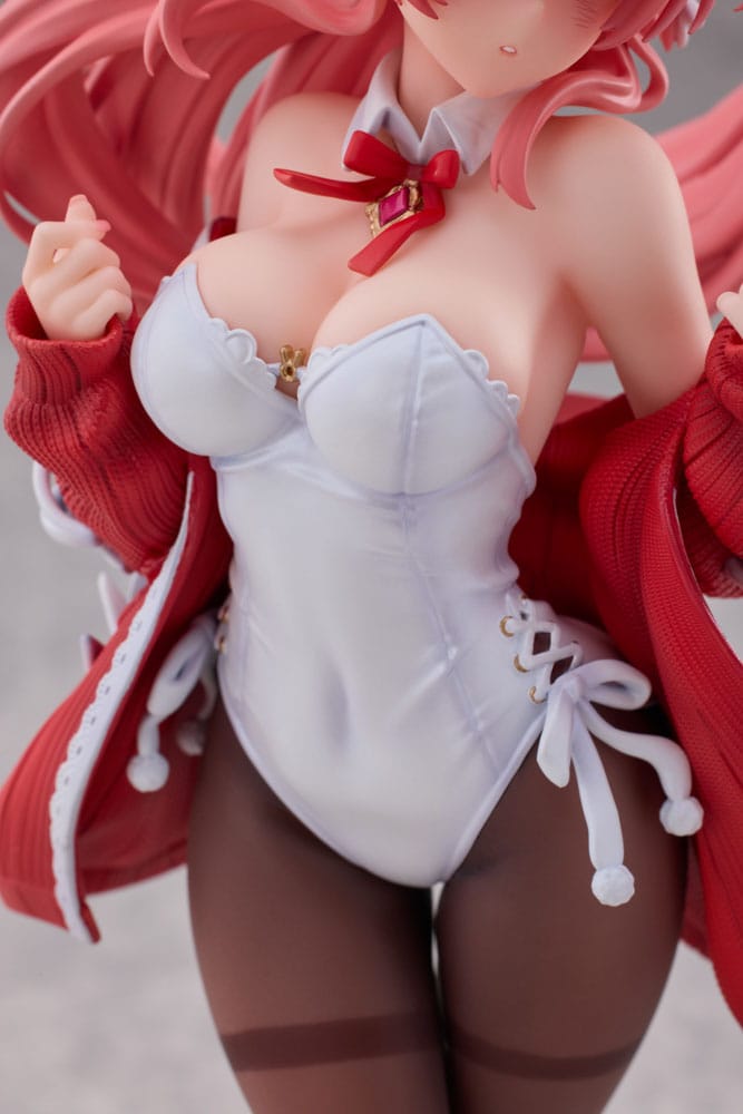 Original Character PVC Statue 1/7 White Rabbit Illustrated by Rosuuri Deluxe Version 24 cm