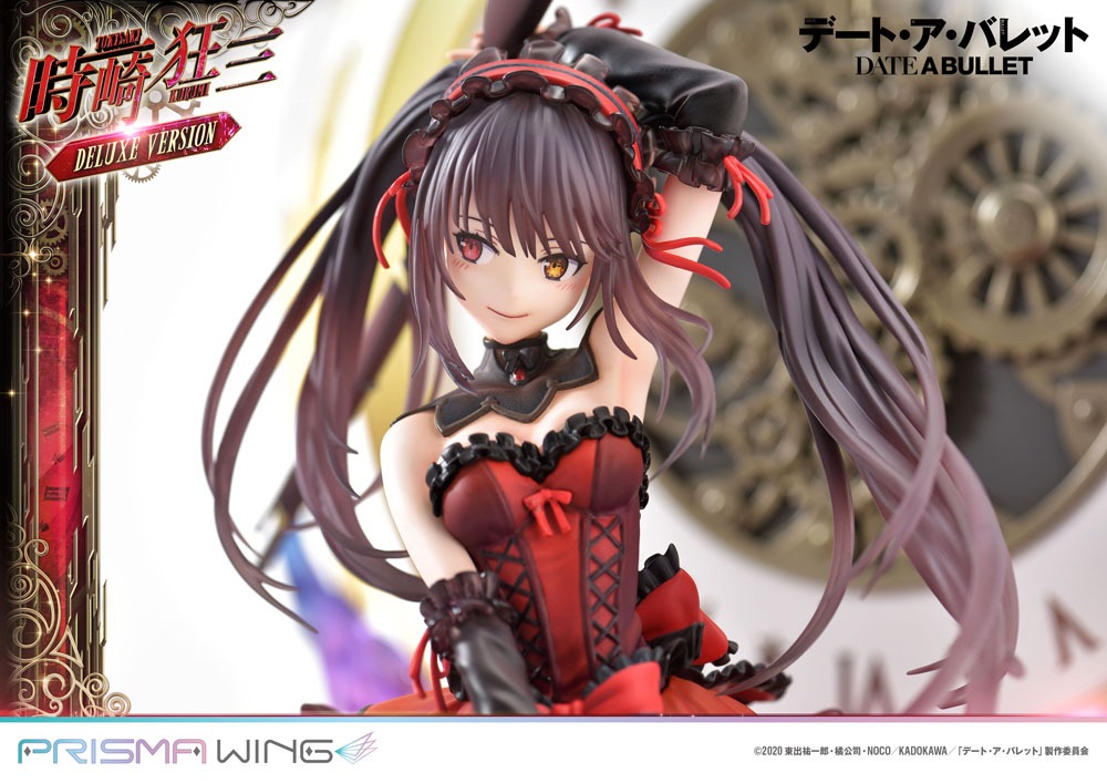 Date A Live Fragment: Date A Bullet Prisma Wing PVC Statue 1/7 Kurumi Tokisaki Deluxe Version 37 cm