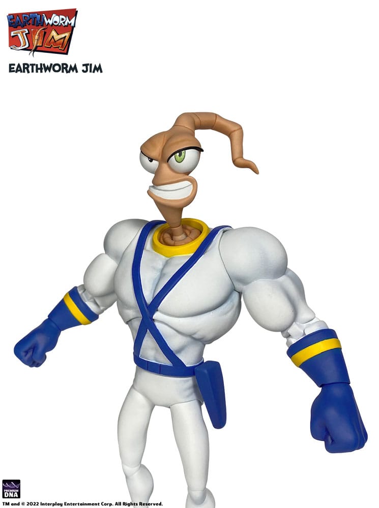 Earthworm Jim Zubehör-Set Wave 1: Worm Body & Jim Heads Accessory Pack