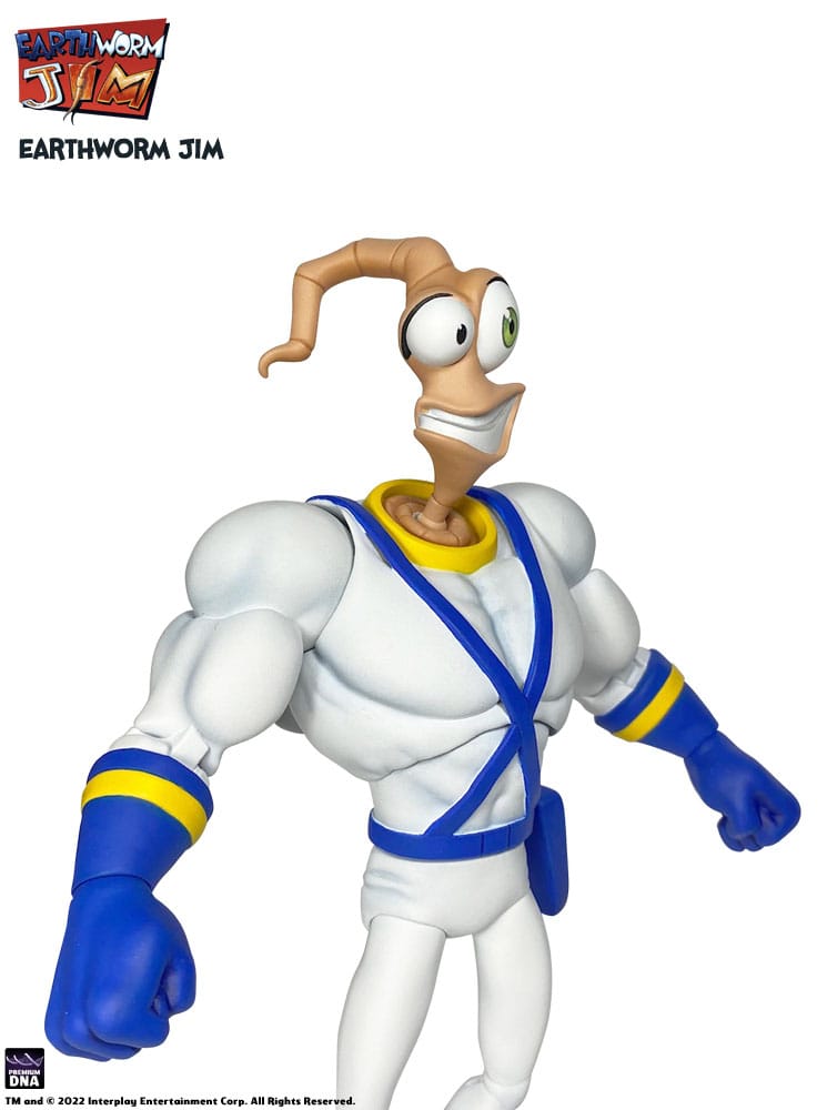 Earthworm Jim Zubehör-Set Wave 1: Worm Body & Jim Heads Accessory Pack
