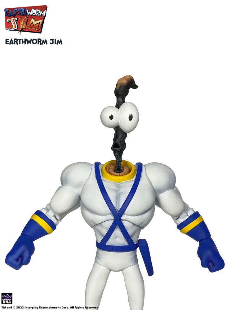 Earthworm Jim Zubehör-Set Wave 1: Worm Body & Jim Heads Accessory Pack