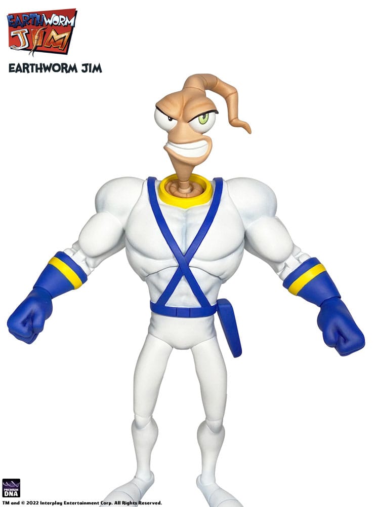 Earthworm Jim Zubehör-Set Wave 1: Worm Body & Jim Heads Accessory Pack