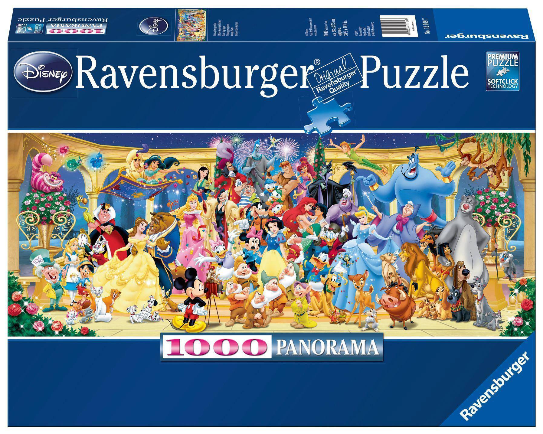 Disney Panorama Puzzle Gruppenfoto (1000 Teile)