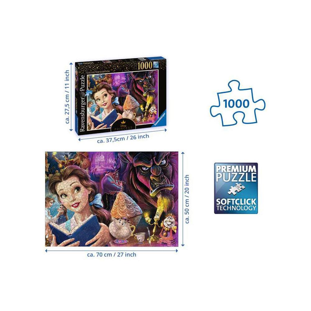 Disney Villainous Puzzle Belle, die Disney Prinzessin (1000 Teile)