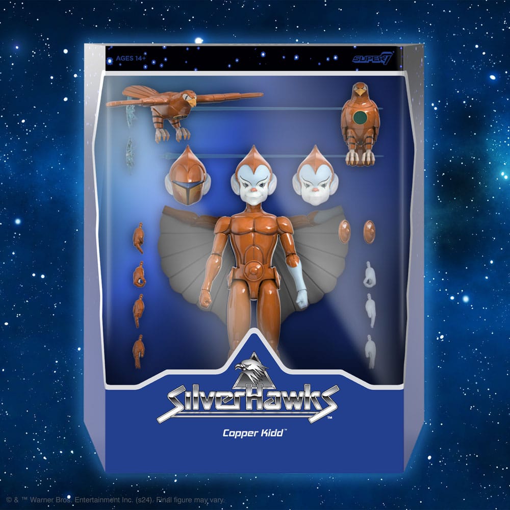 SilverHawks Ultimates Actionfigur Wave 2 Copper Kidd (Cartoon Accurate) 18 cm