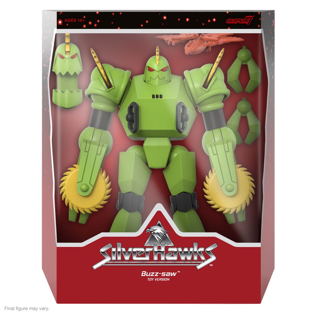 SilverHawks Ultimates Actionfigur Buzz-Saw (Toy Version) 18 cm