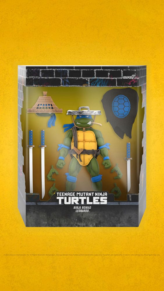 Teenage Mutant Ninja Turtles Ultimates Actionfigur Ninja Nomad Leonardo 18 cm