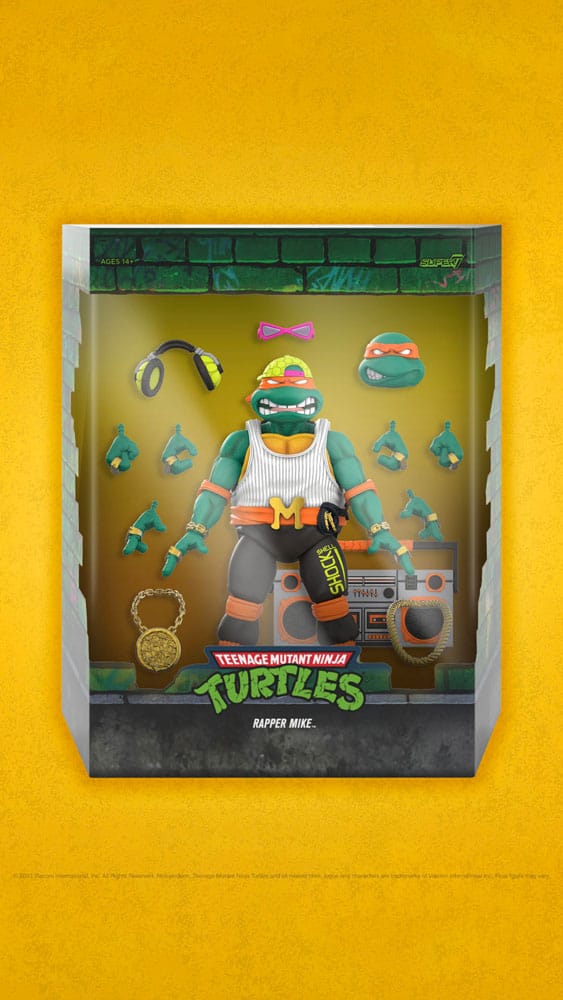 Teenage Mutant Ninja Turtles Ultimates Actionfigur Rappin' Mike 18 cm