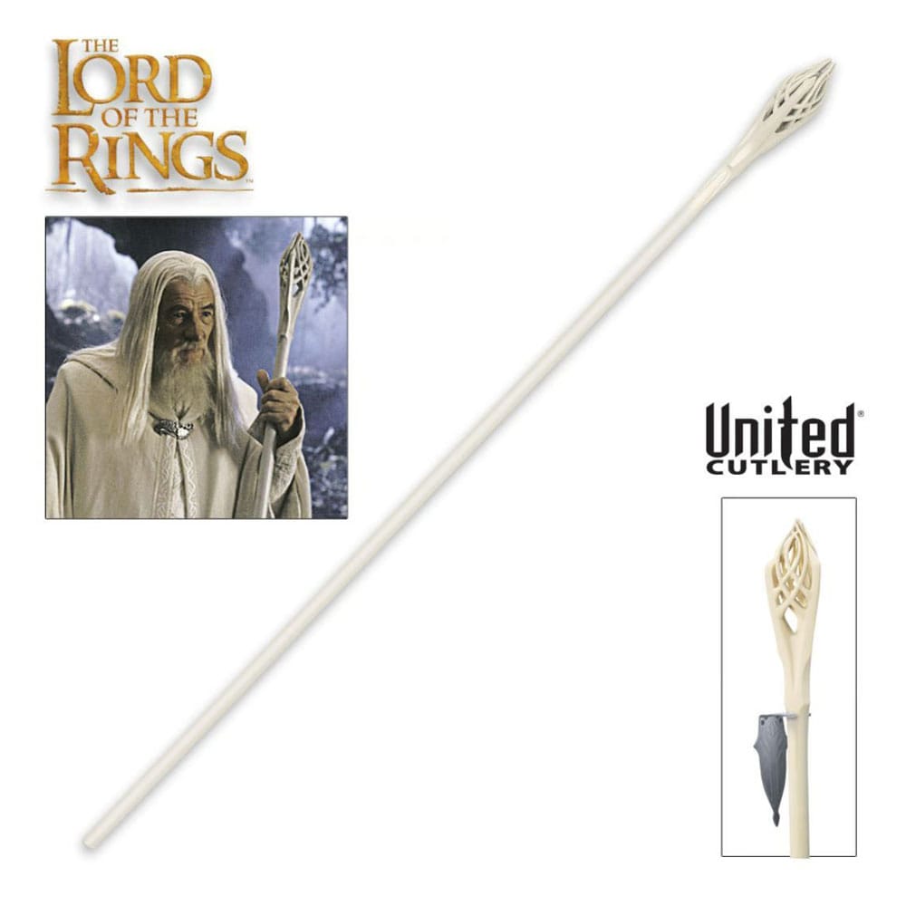 Herr der Ringe Replik 1/1 Stab von Gandalf dem Weißen 185 cm