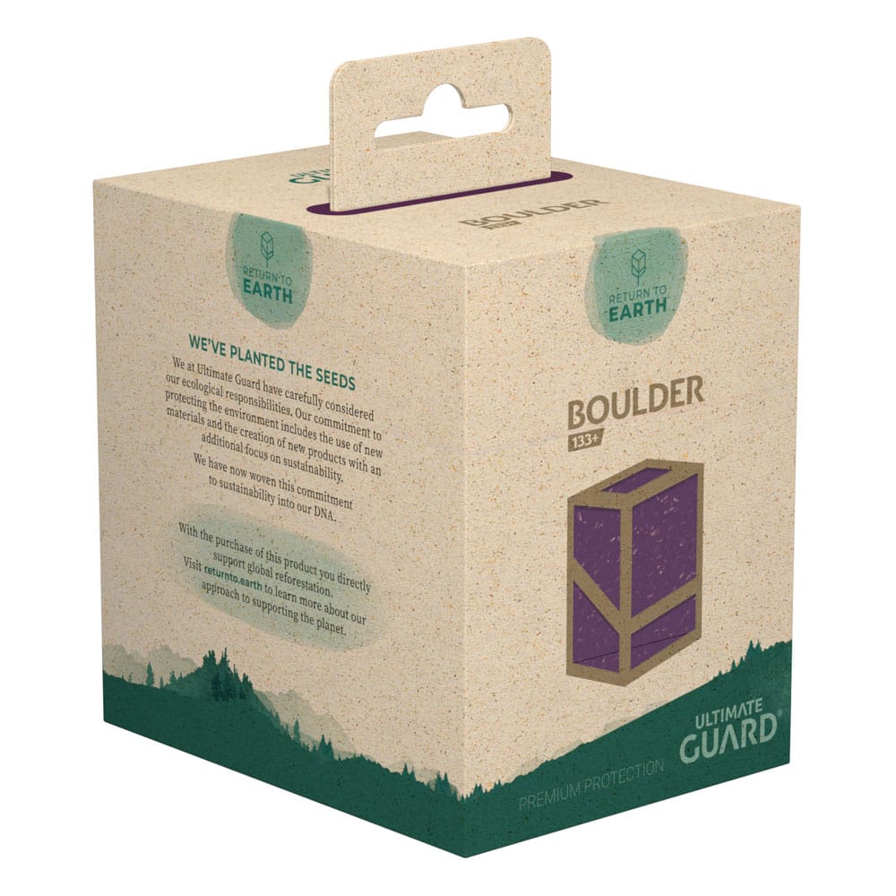 Ultimate Guard Return To Earth Boulder Deck Case 133+ Standardgröße Violett