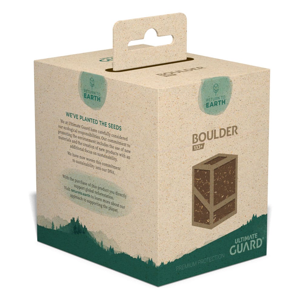 Ultimate Guard Return To Earth Boulder Deck Case 133+ Standardgröße Braun