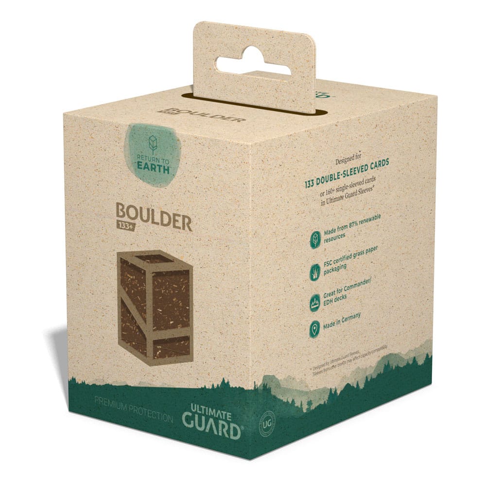 Ultimate Guard Return To Earth Boulder Deck Case 133+ Standardgröße Braun