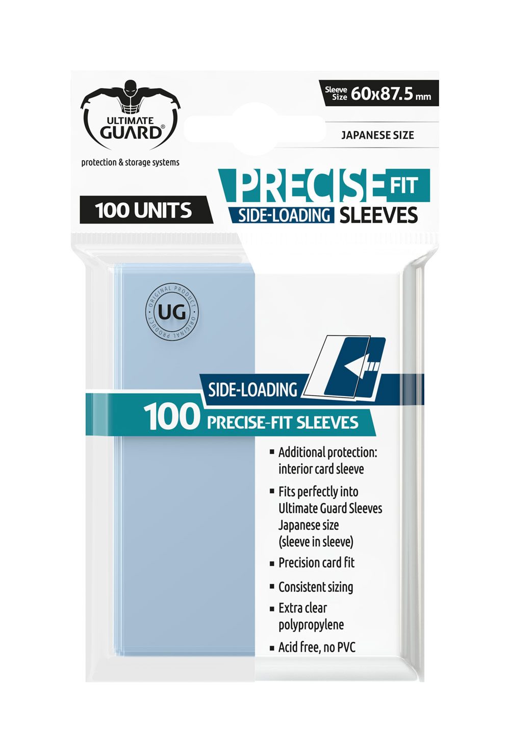 Ultimate Guard Precise-Fit Sleeves Side-Loading Japanische Größe Transparent (100)