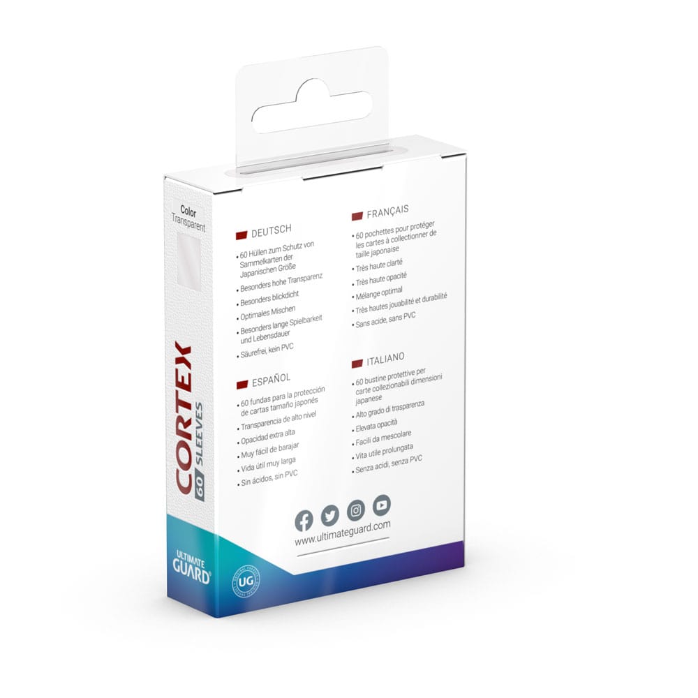 Ultimate Guard Cortex Sleeves Japanische Größe Transparent (60)