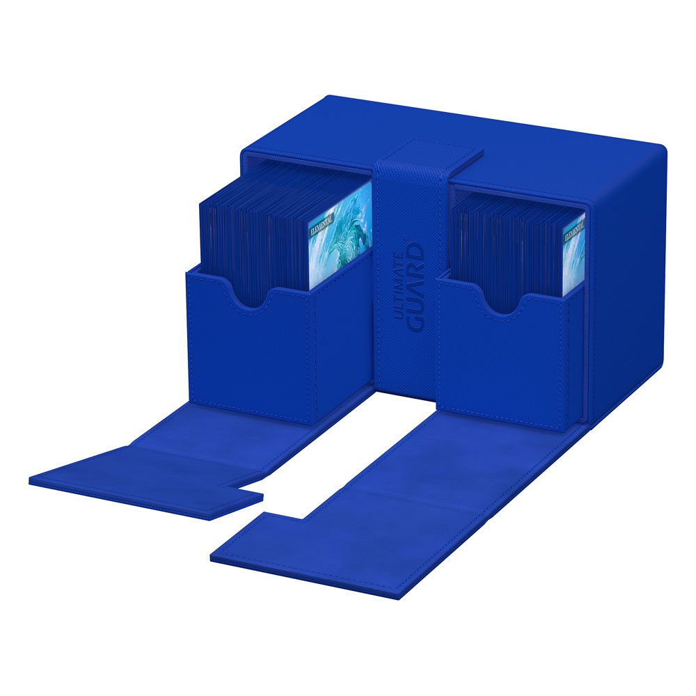 Ultimate Guard Twin Flip`n`Tray 160+ XenoSkin Monocolor Blau