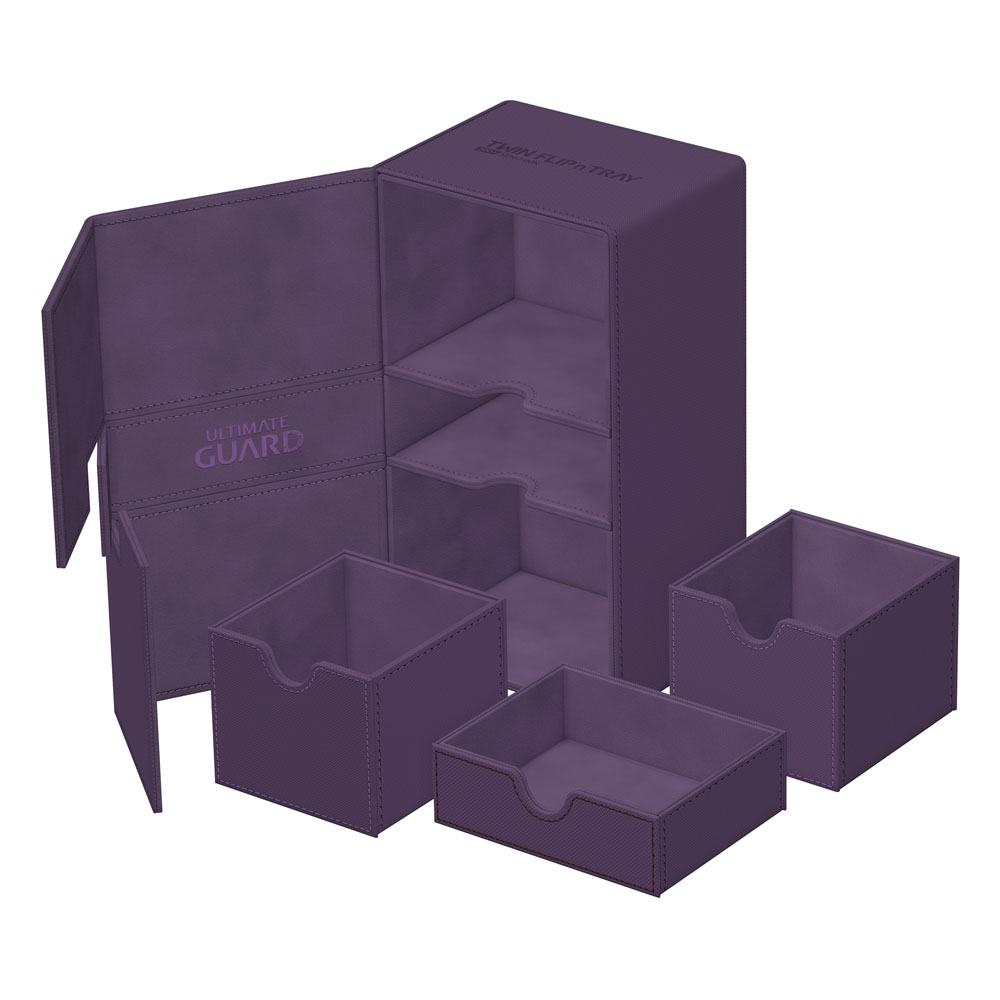 Ultimate Guard Twin Flip`n`Tray 200+ XenoSkin Monocolor Violett