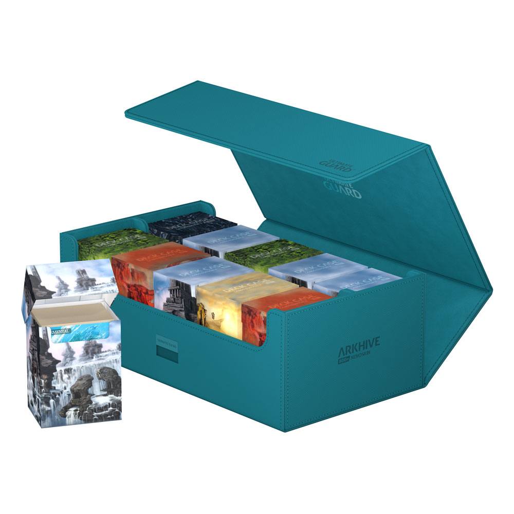 Ultimate Guard Arkhive 800+ XenoSkin Monocolor Petrolblau