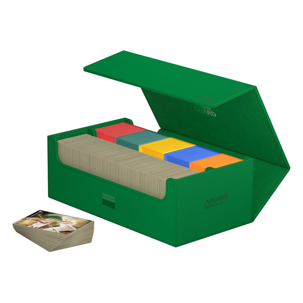 Ultimate Guard Arkhive 800+ XenoSkin Monocolor Grün