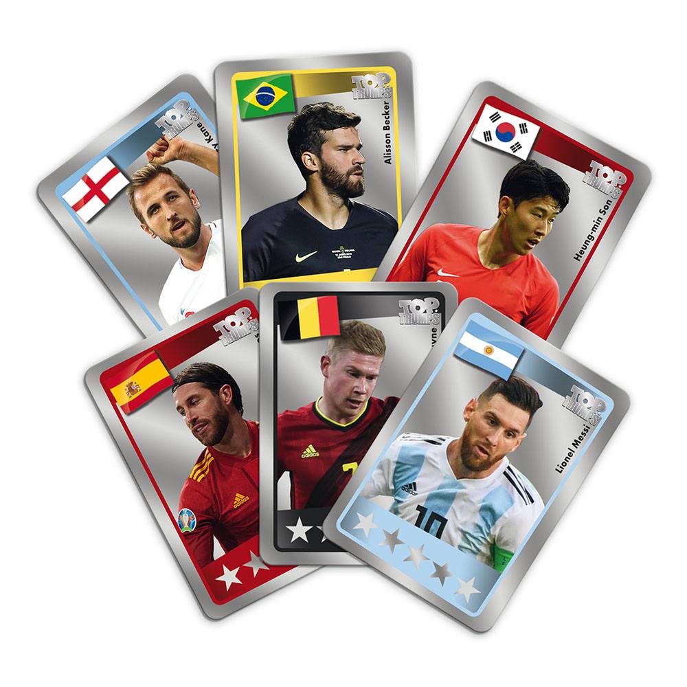 Weltfußballstars Strategiespiel Top Trumps Match
