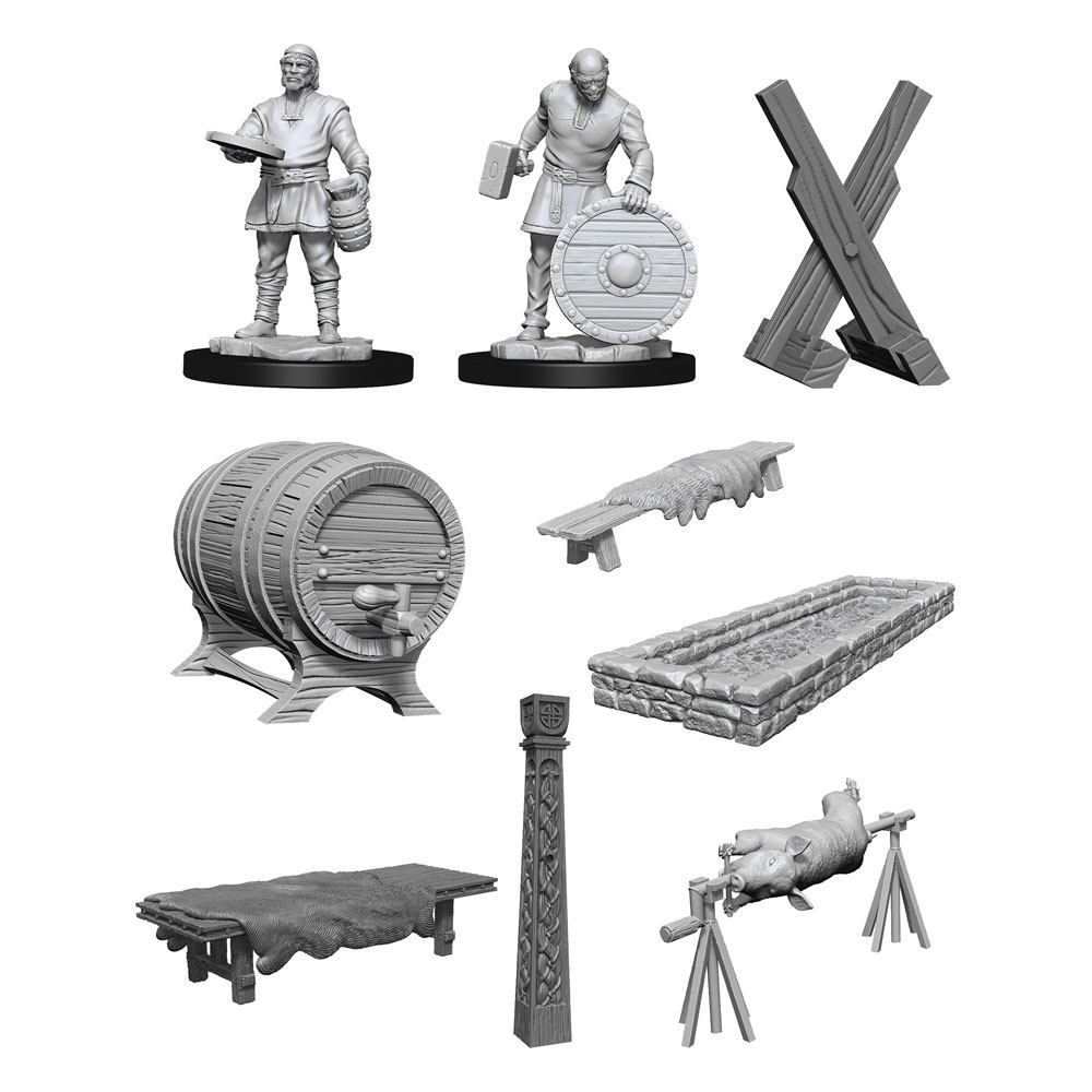 WizKids Deep Cuts Miniaturen unbemalt Vikings