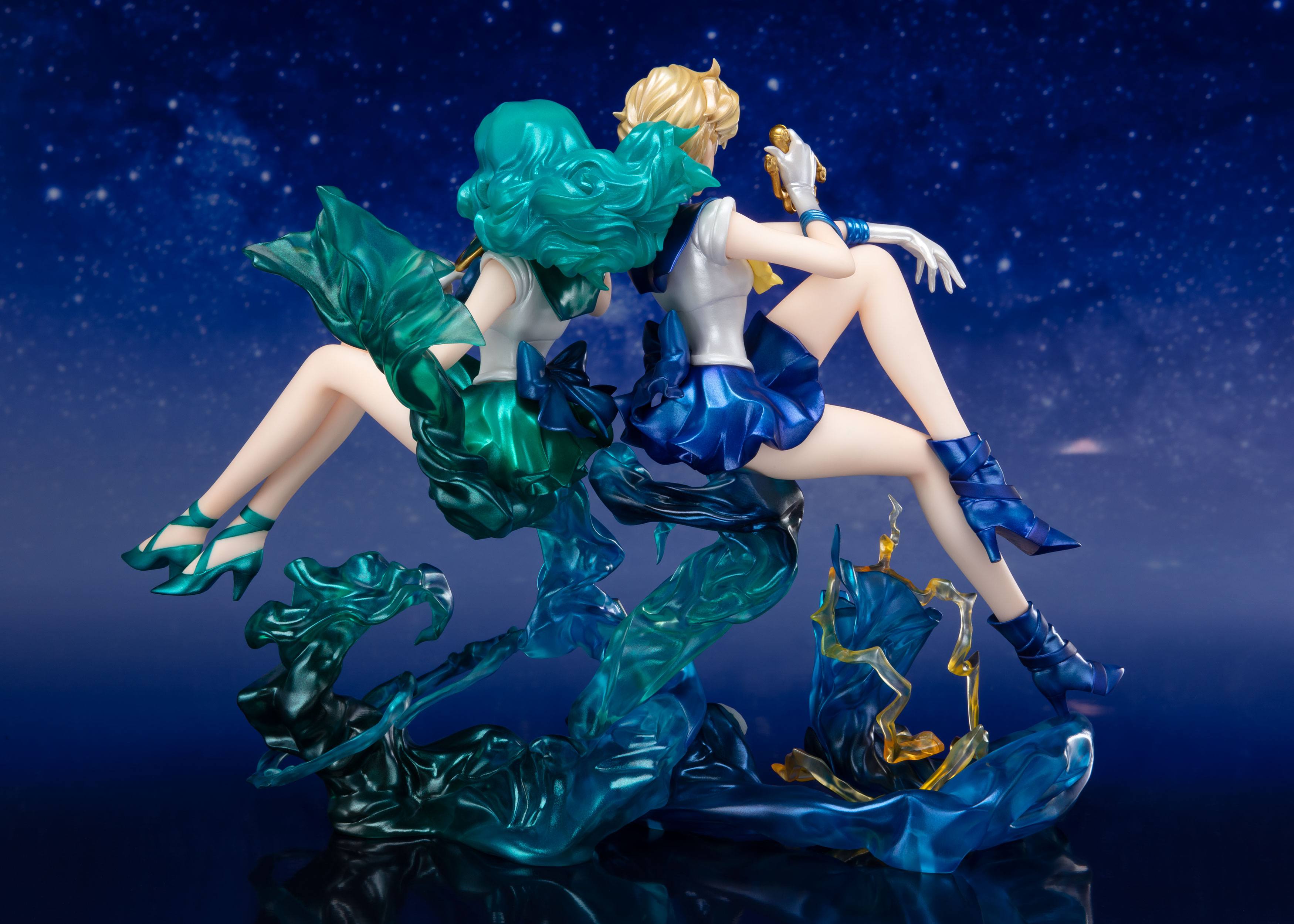 Sailor Moon FiguartsZERO Chouette PVC Statue Sailor Neptun Tamashii Web Exclusive - Set