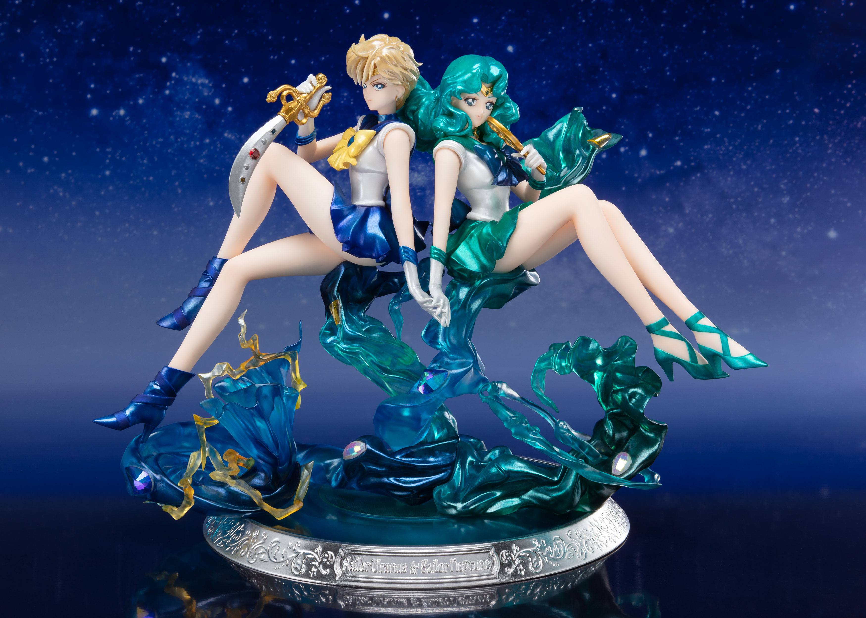 Sailor Moon FiguartsZERO Chouette PVC Statue Sailor Neptun Tamashii Web Exclusive - Set