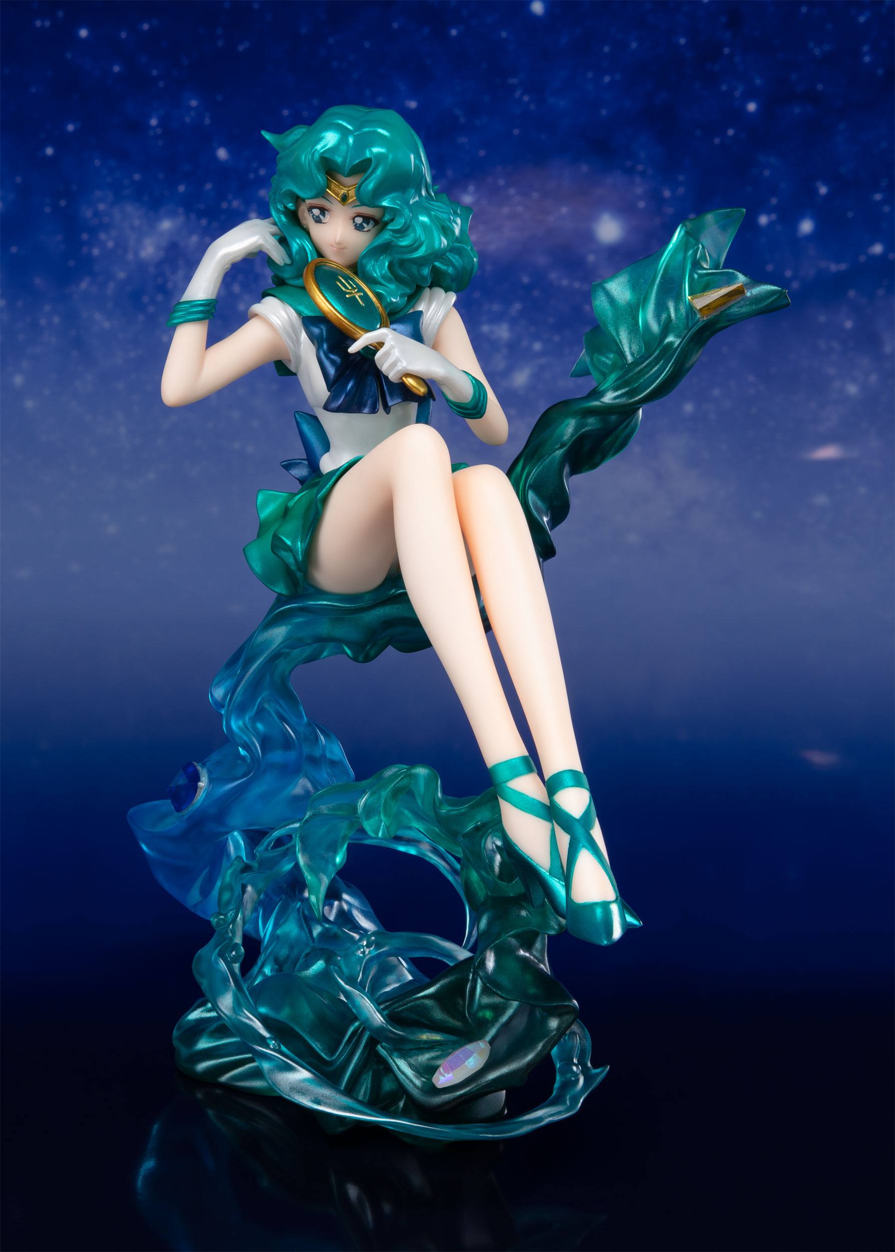 Sailor Moon FiguartsZERO Chouette PVC Statue Sailor Neptun Tamashii Web Exclusive - Set