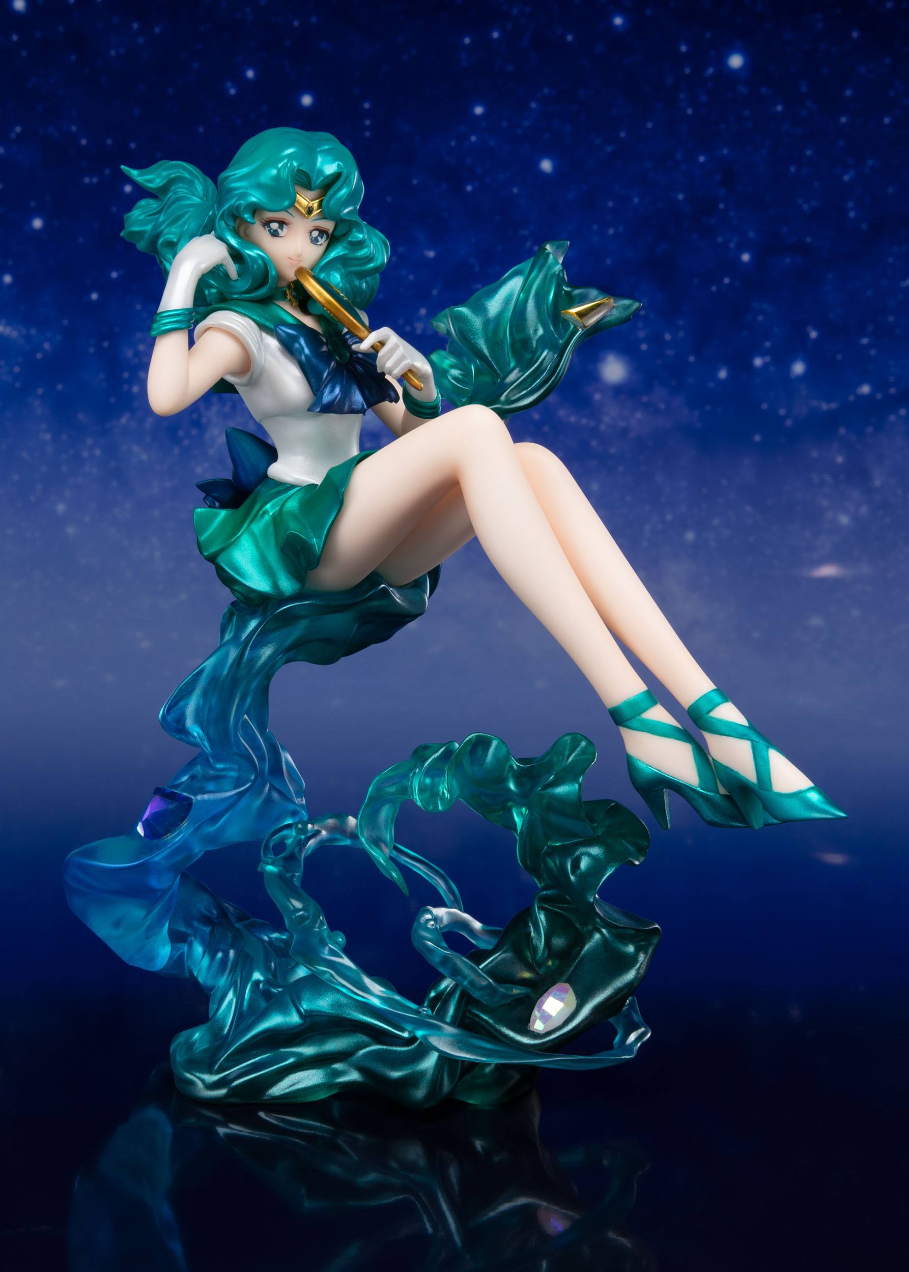 Sailor Moon FiguartsZERO Chouette PVC Statue Sailor Neptun Tamashii Web Exclusive - Set