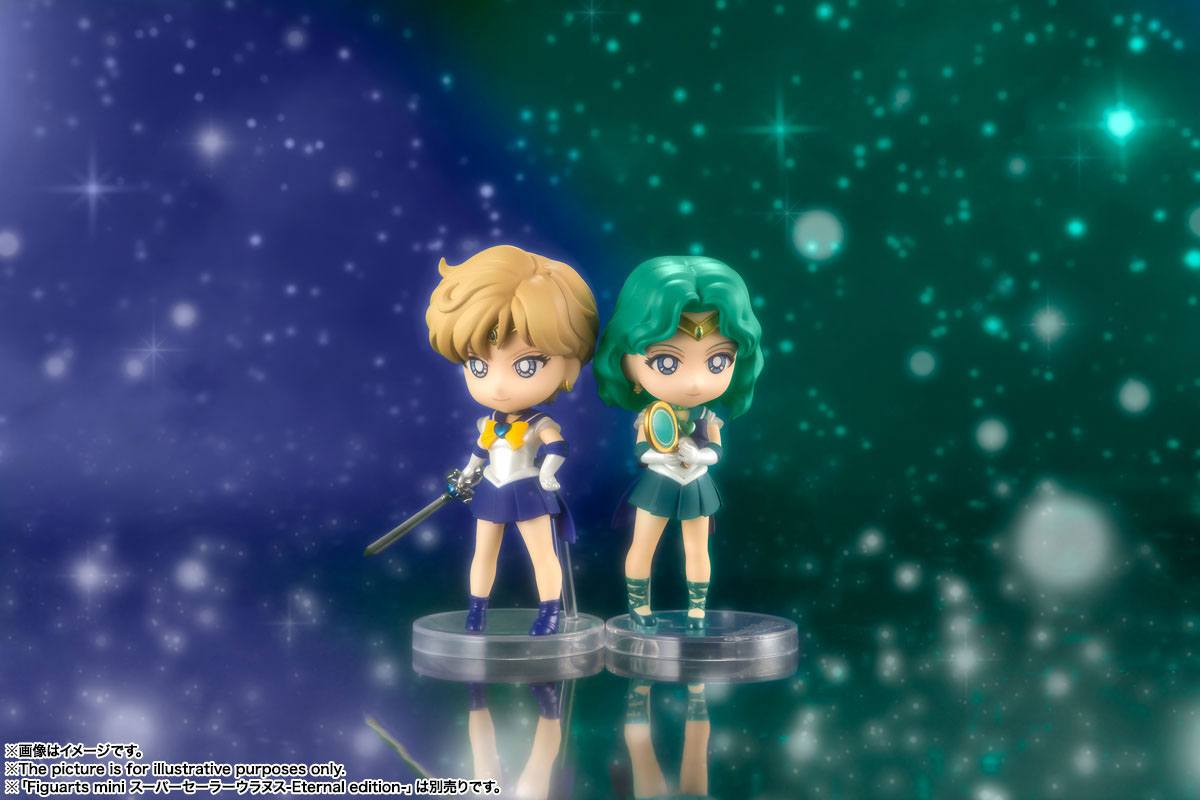 Sailor Moon Eternal Figuarts mini Actionfigur Super Sailor Pluto, Saturn, Neptune & Uranus (Eternal)