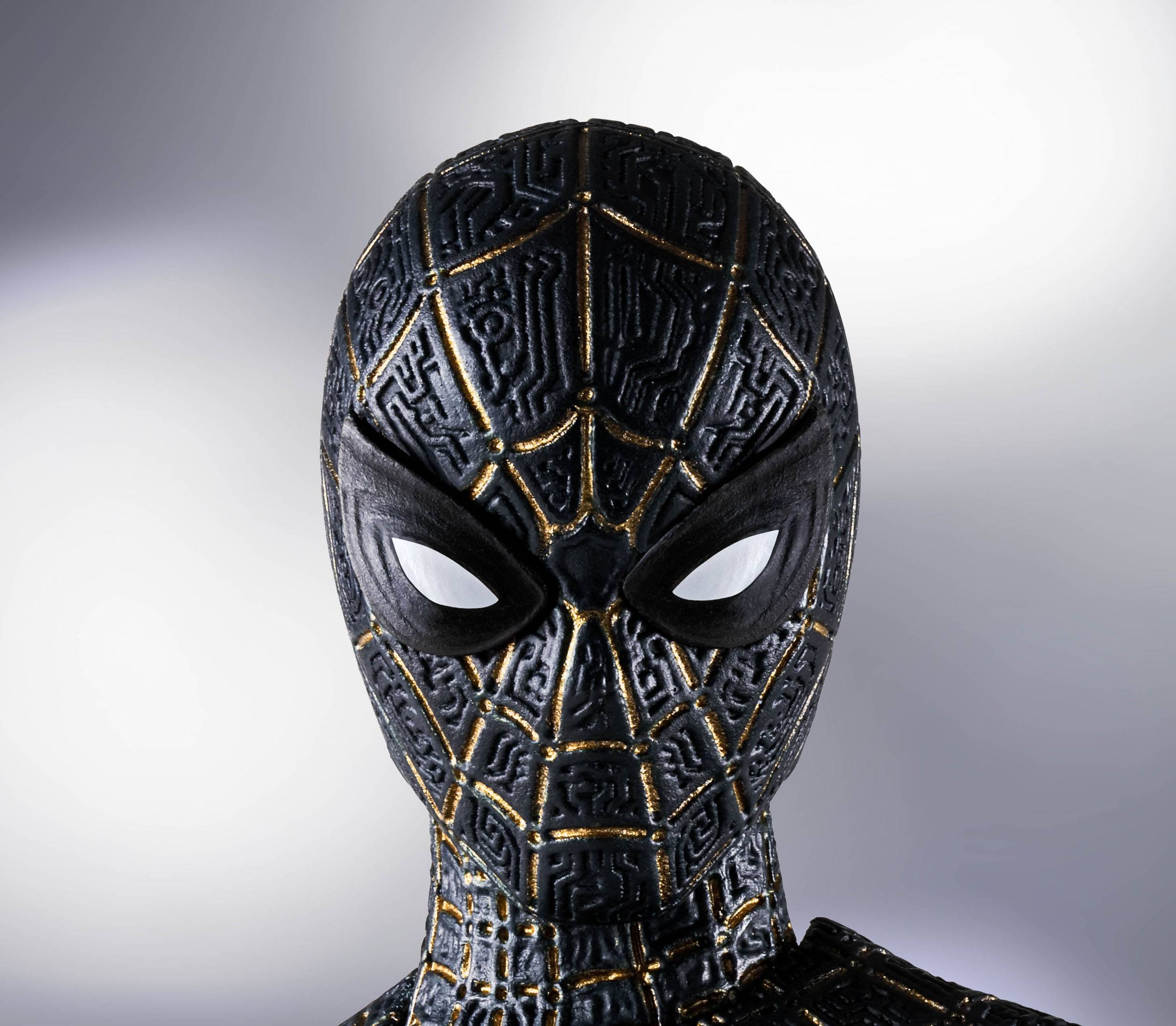 Spider-Man: No Way Home S.H. Figuarts Actionfigur Spider-Man Black & Gold Suit (Special Set) 15 cm