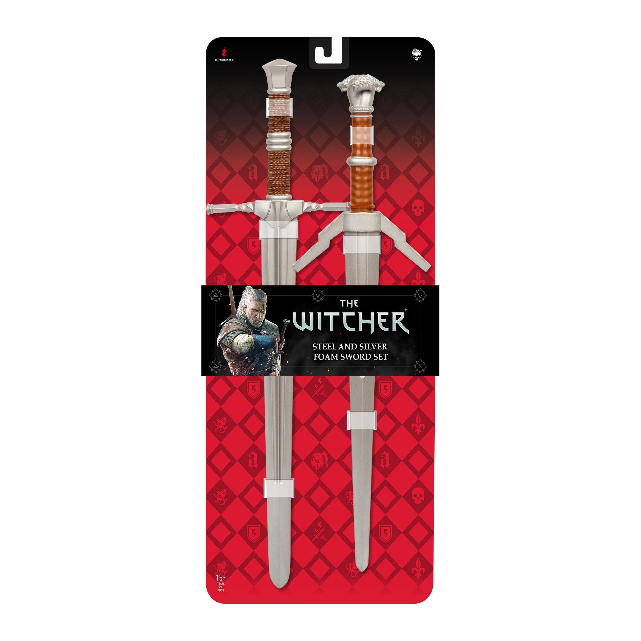 The Witcher Schaumstoff-Schwert Doppelpack 1/1 Steel and Silver