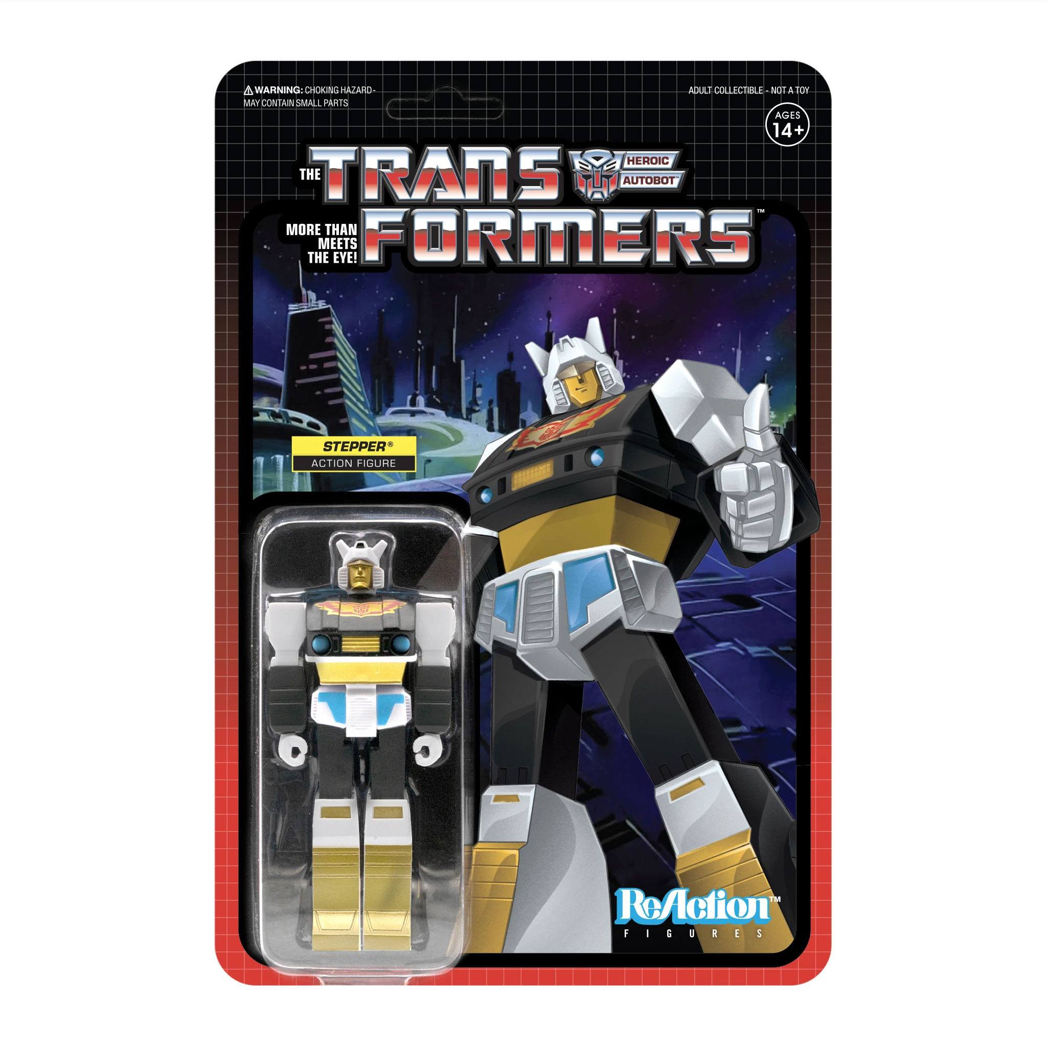 Transformers ReAction Actionfigur Stepper 10 cm