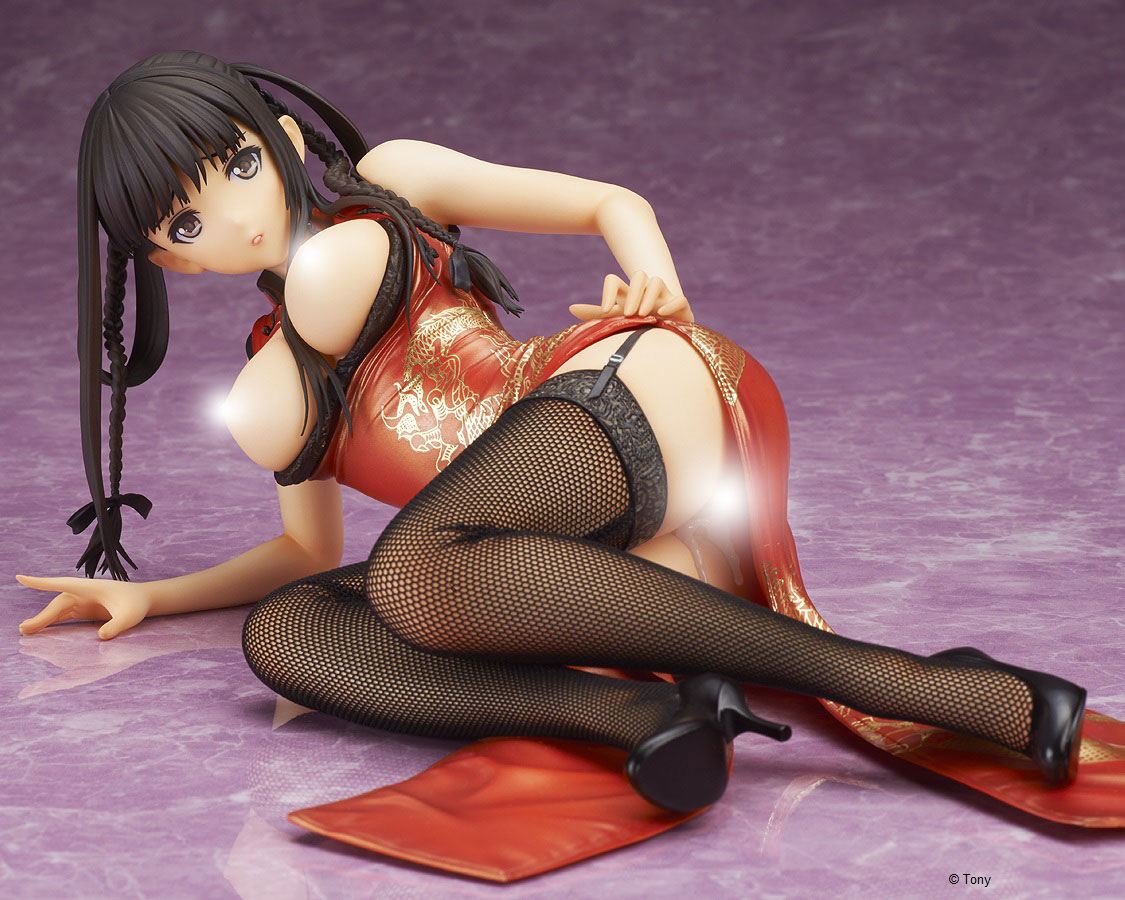 Tony Original Character T2 Art Girls PVC Statue 1/6 Meihua Hong 25 cm