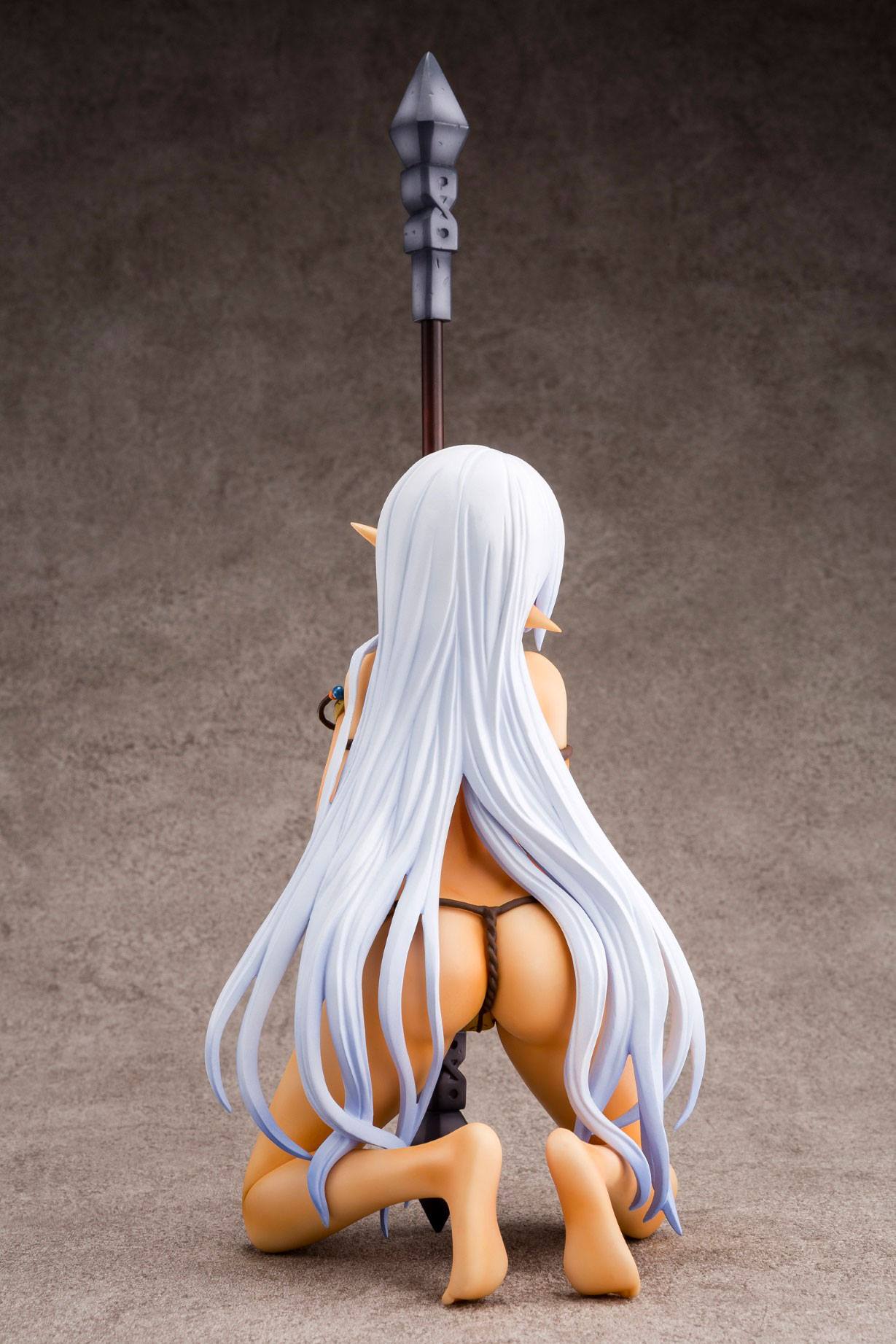 Queen's Blade Beautiful Fighters Statue 1/6 Alleyne Beaten Swimsuit Ultra Edition 17 cm