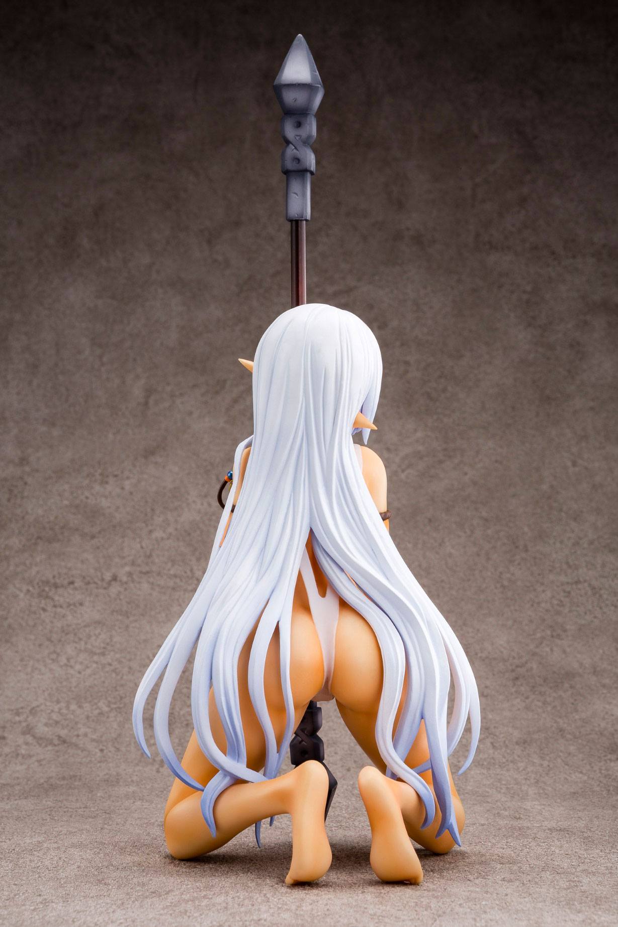 Queen's Blade Beautiful Fighters Statue 1/6 Alleyne Beaten Swimsuit Ultra Edition 17 cm