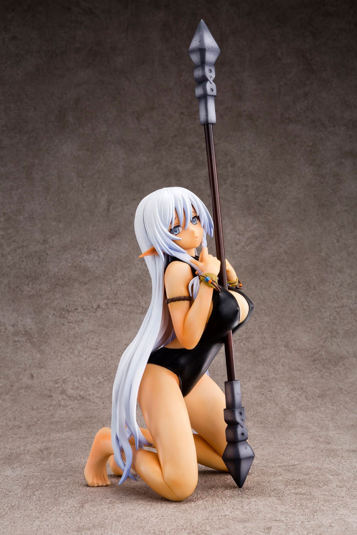 Queen's Blade Beautiful Fighters Statue 1/6 Alleyne Beaten Swimsuit Ultra Edition 17 cm