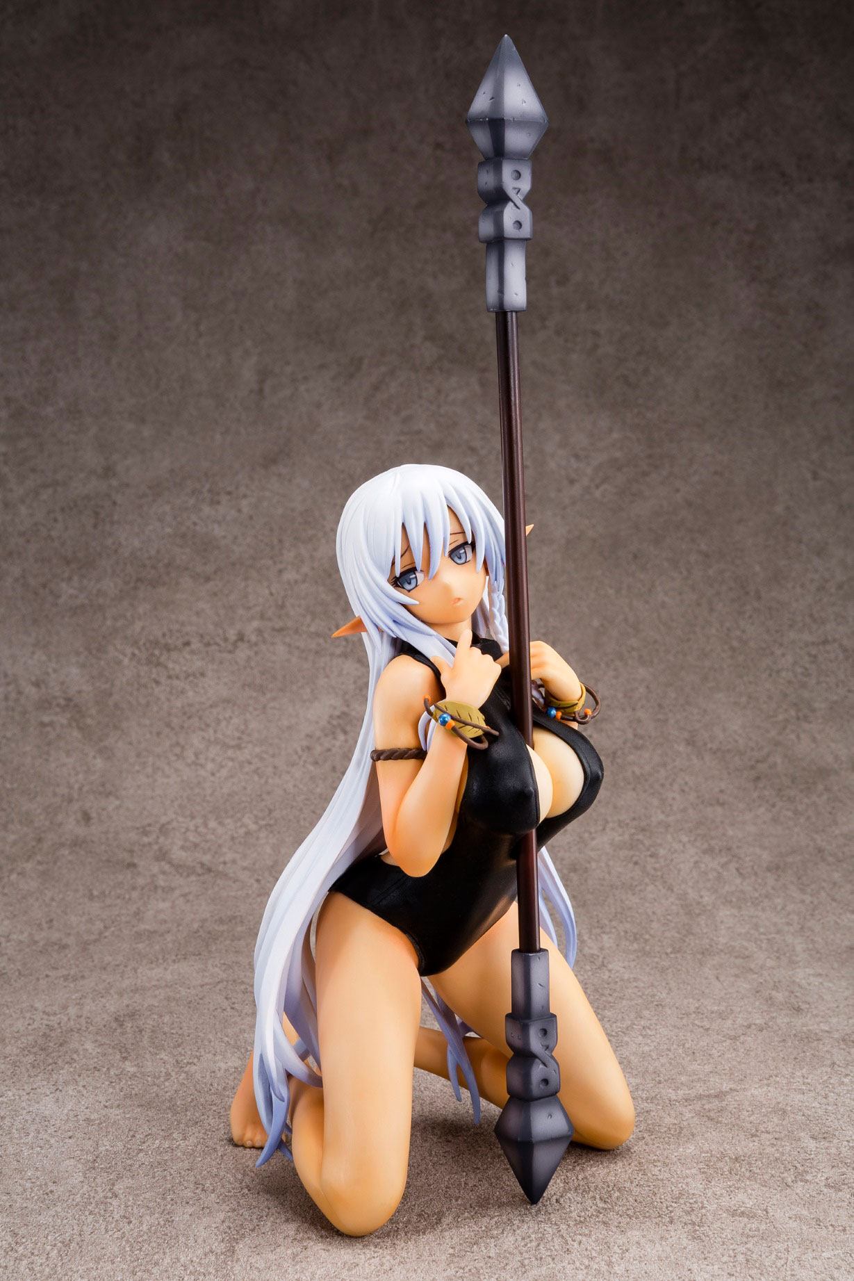 Queen's Blade Beautiful Fighters Statue 1/6 Alleyne Beaten Swimsuit Ultra Edition 17 cm