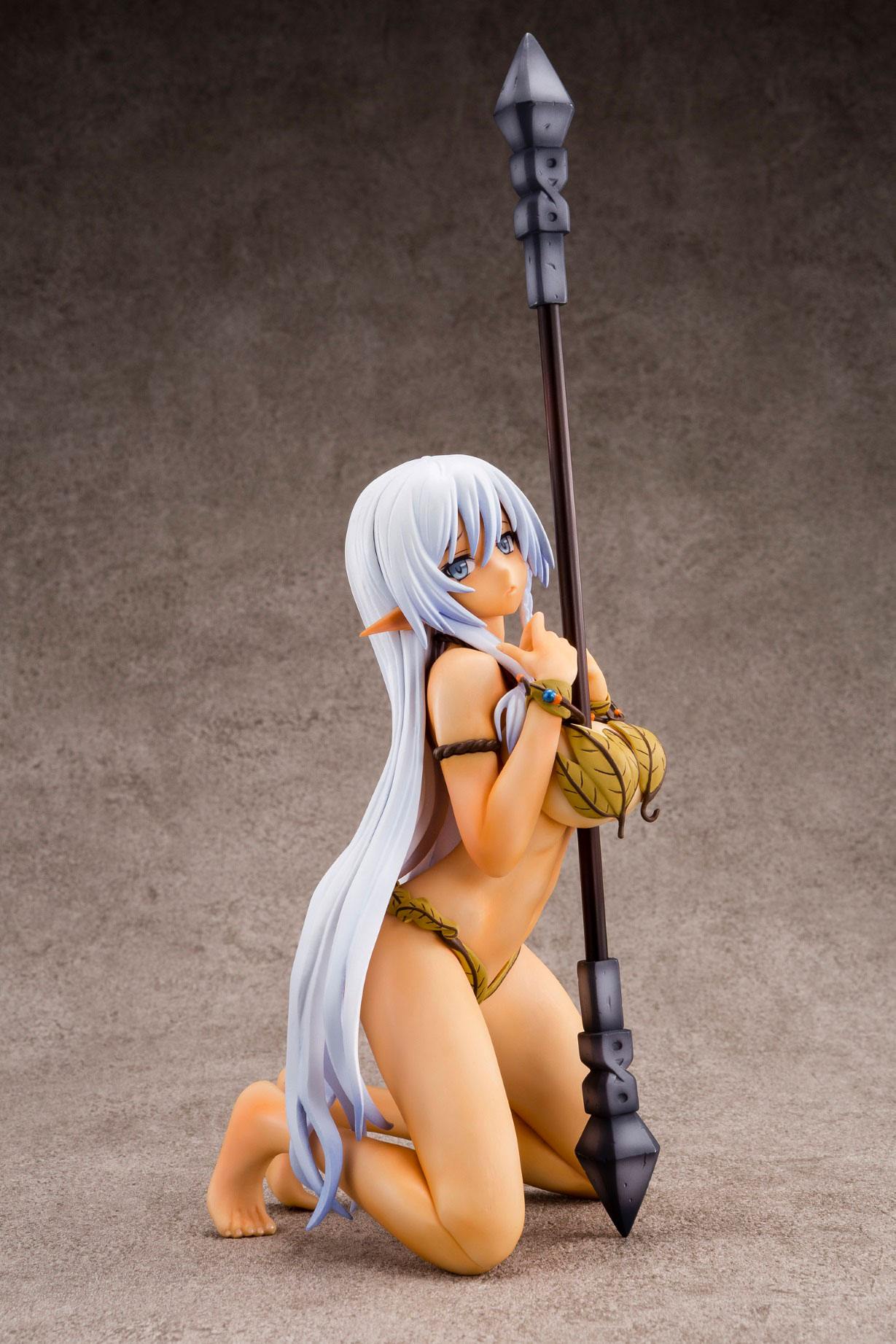 Queen's Blade Beautiful Fighters Statue 1/6 Alleyne Beaten Swimsuit Ultra Edition 17 cm