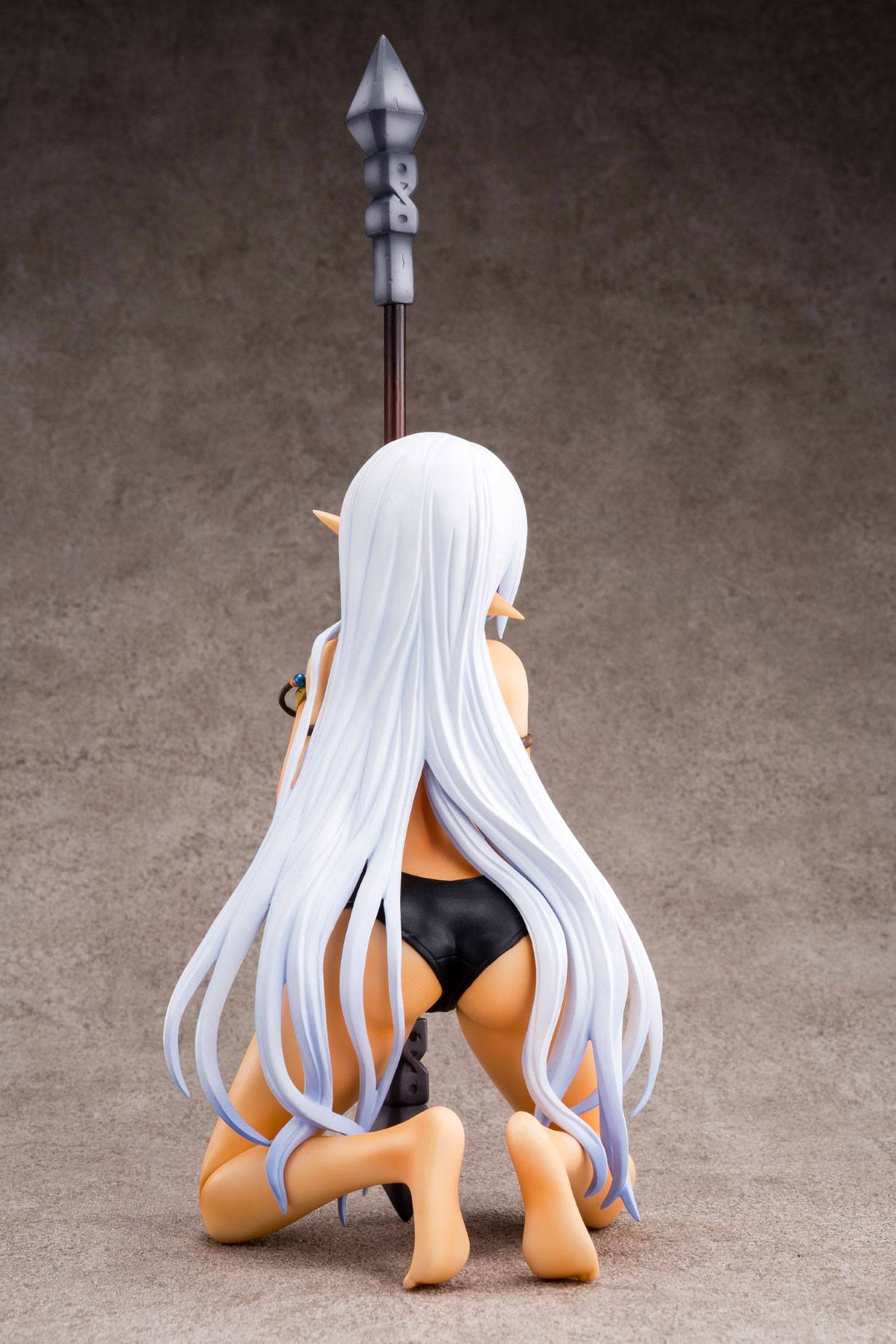 Queen's Blade Beautiful Fighters Statue 1/6 Alleyne Beaten Swimsuit Ultra Edition 17 cm