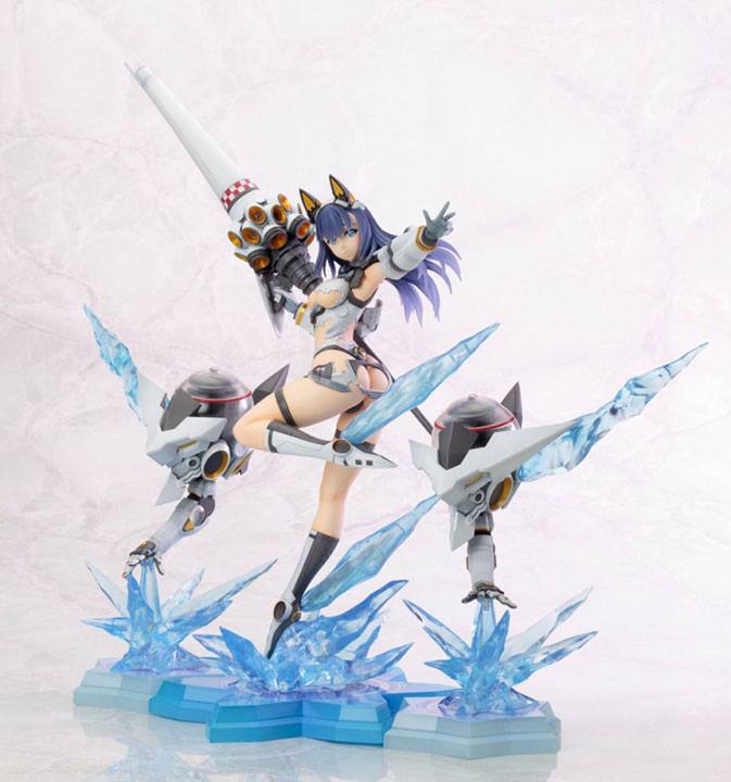 Sword & Wizards The Emperor of Sword & Seven Lady Knights Statue 1/8 Fuyuka Yukishiro Damage Version