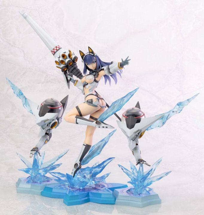 Sword & Wizards The Emperor of Sword & Seven Lady Knights Statue 1/8 Fuyuka Yukishiro Damage Version