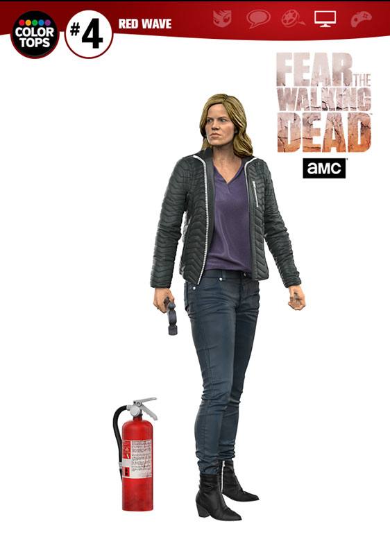 Fear The Walking Dead Color Tops Actionfiguren Travis Manawa, Rick Grimes Abraham Ford und Michonn & madison