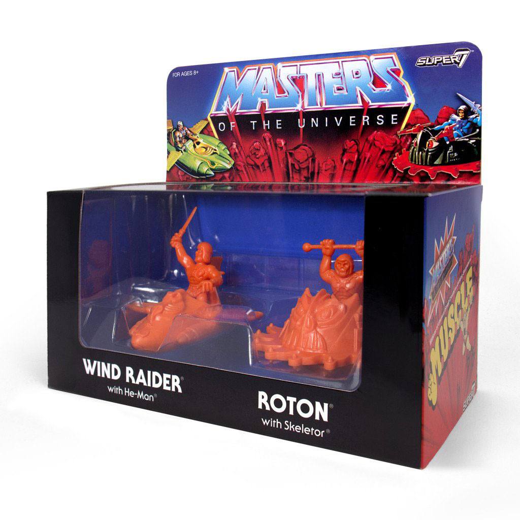 Masters of the Universe MUSCLE Figuren 4-er Pack Orange SDCC 2017 4 cm