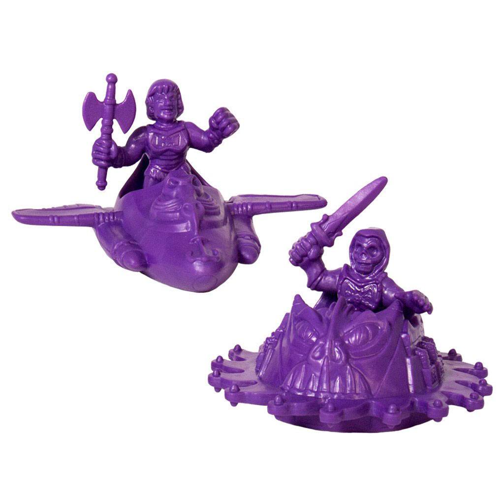 Masters of the Universe MUSCLE Figuren 4-er Pack Purple SDCC 2017 4 cm