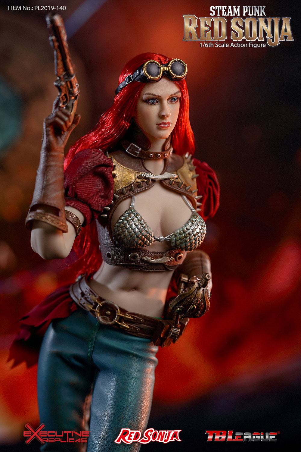 Red Sonja Actionfigur 1/6 Steampunk Red Sonja Deluxe Version 29 cm