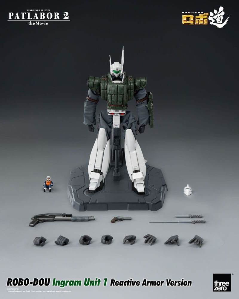 Patlabor 2: The Movie Robo-Dou Actionfigur Ingram Unit 1 Reactive Armor Version 23 cm